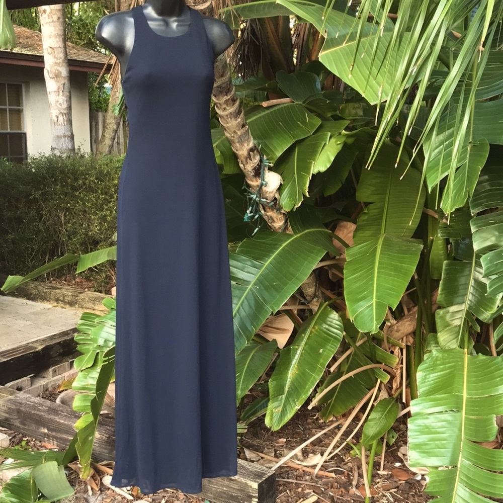 Laundry backless halter dress